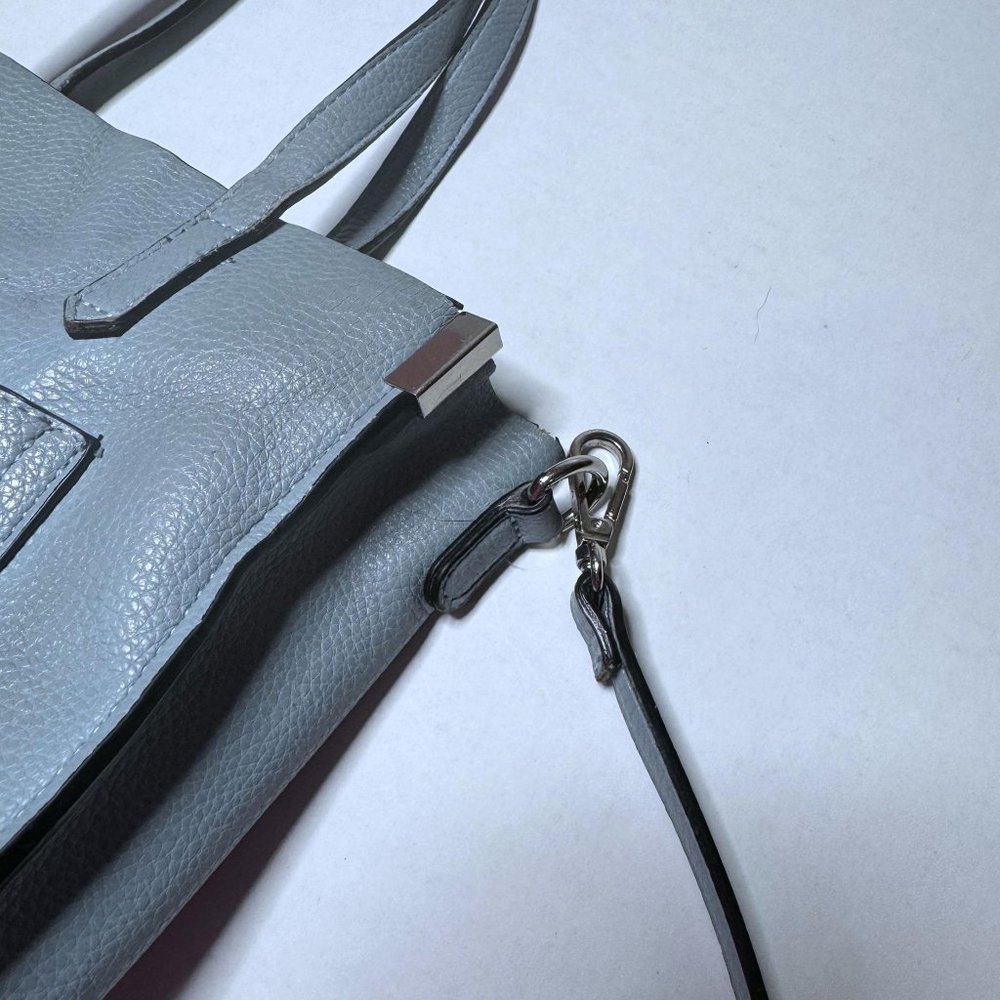 Steve Madden Light Blue Adjustable Detachable Crossbody Strap Small Purse Bag - Picture 10 of 13